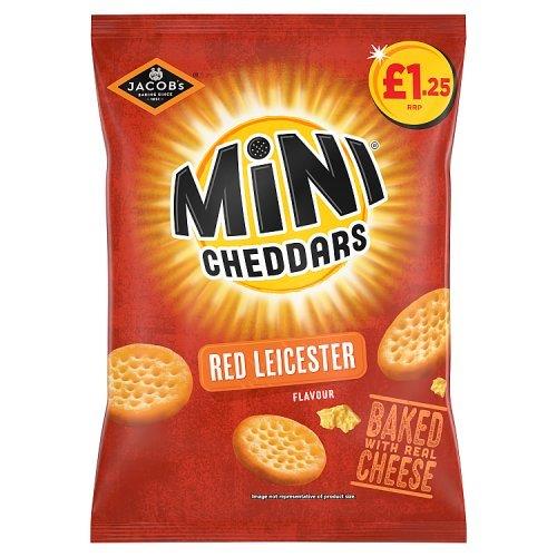 DUNIYA | Jacobs Mini Cheddars Red Leicester PM £1.25 90g Thumbnail