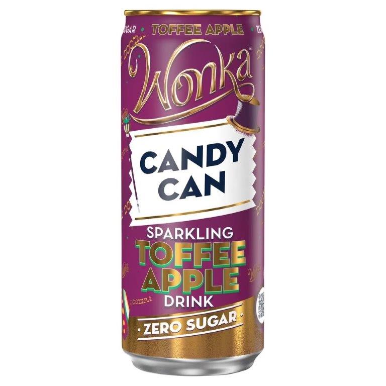 Candy Can Limited Ed Wonka Toffee Apple Can 330ml NEW
