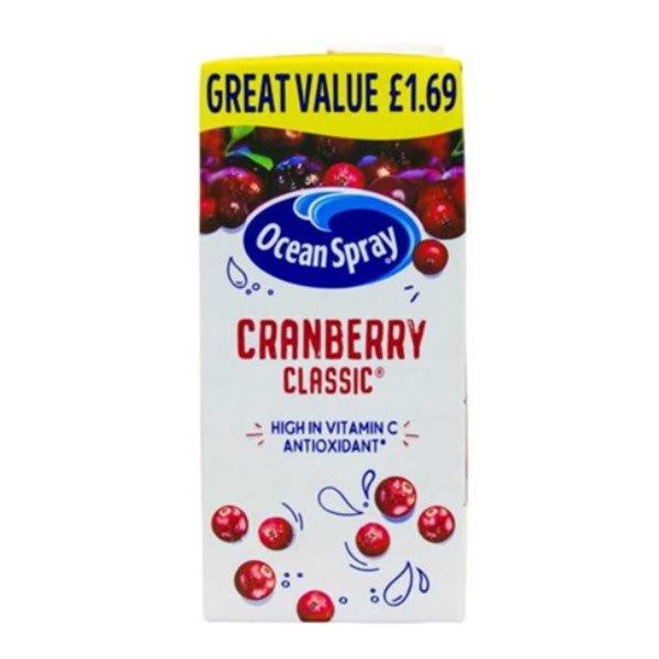 Ocean Spray Cranberry Classic PM £1.99 1Ltr