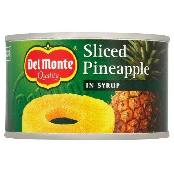 Del Monte Sliced Pineapple in Syrup 234g