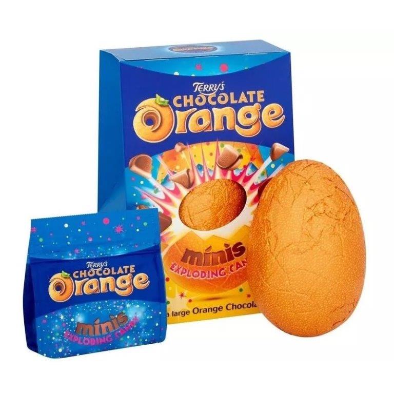 Terrys Milk Chocolate Easter Egg & Terrys Chocolate Orange Ball 307g NEW