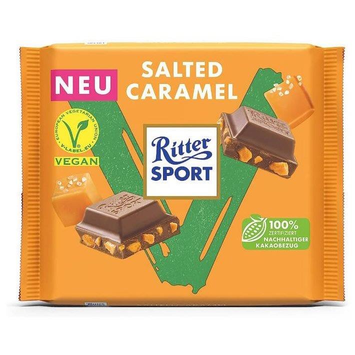 Ritter Sport Vegan Salted Caramel 100g NEW