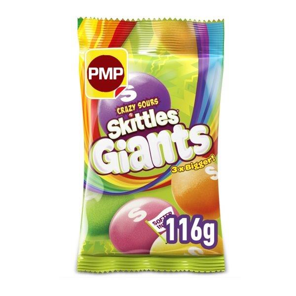 Skittles Giant Sours PM £1.35 116g