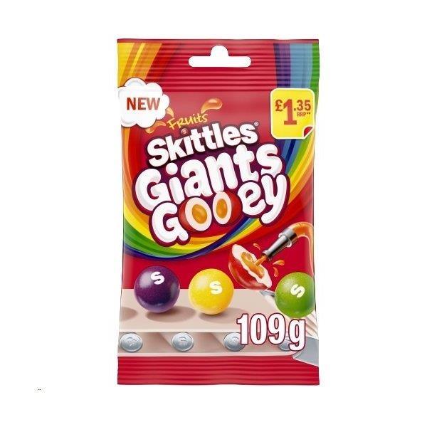 Skittles Giants Gooey PM £1.35 109g NEW