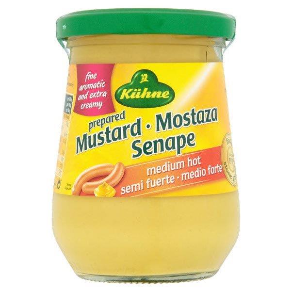 Kuhne Medium Hot Mustard 255g