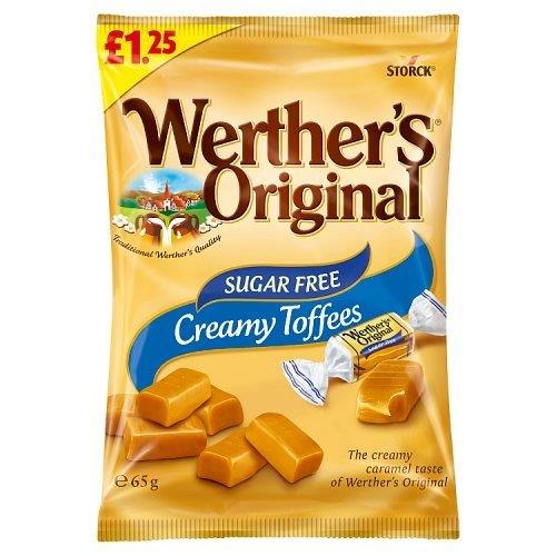 Werthers Sugar Free Creamy Toffees PM £1.25 65g