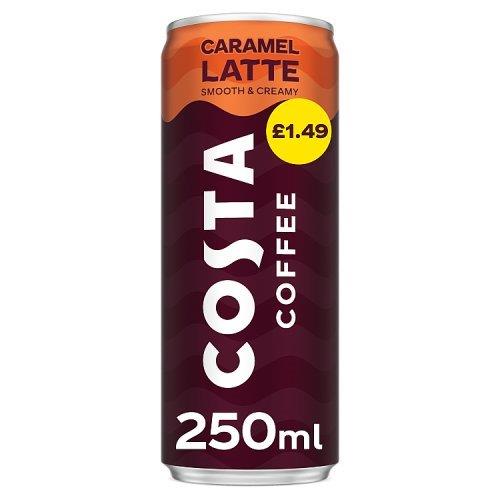 Costa Coffee Caramel Latte PM £1.49 250ml NEW