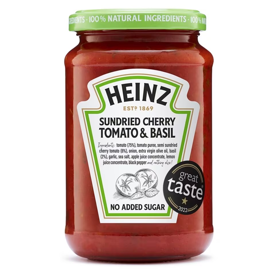 Heinz Sun Dried Cherry Tomato & Basil Pasta Sauce 350g NEW