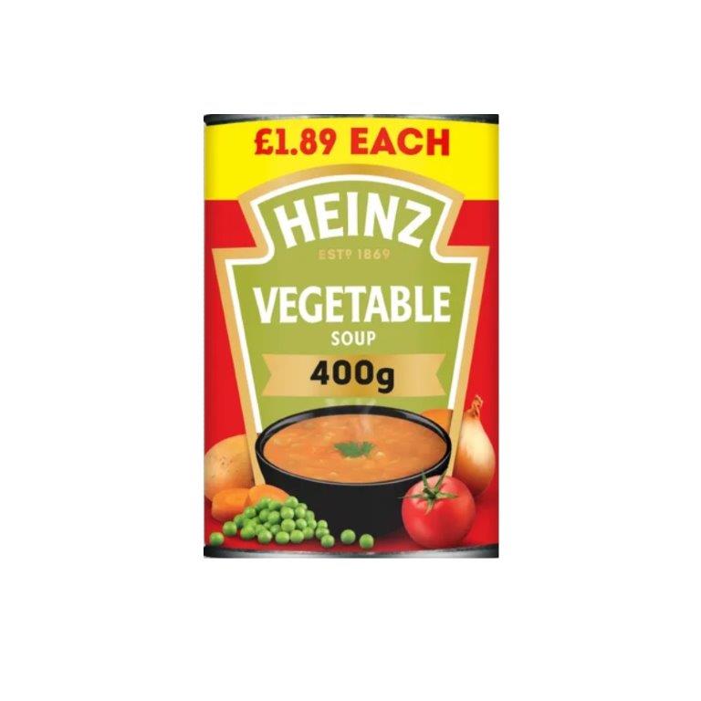 Heinz Vegetable Soup PM £1.89 400g