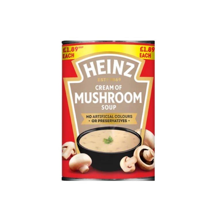 Heinz Mushroom Soup PM £1.89 400g