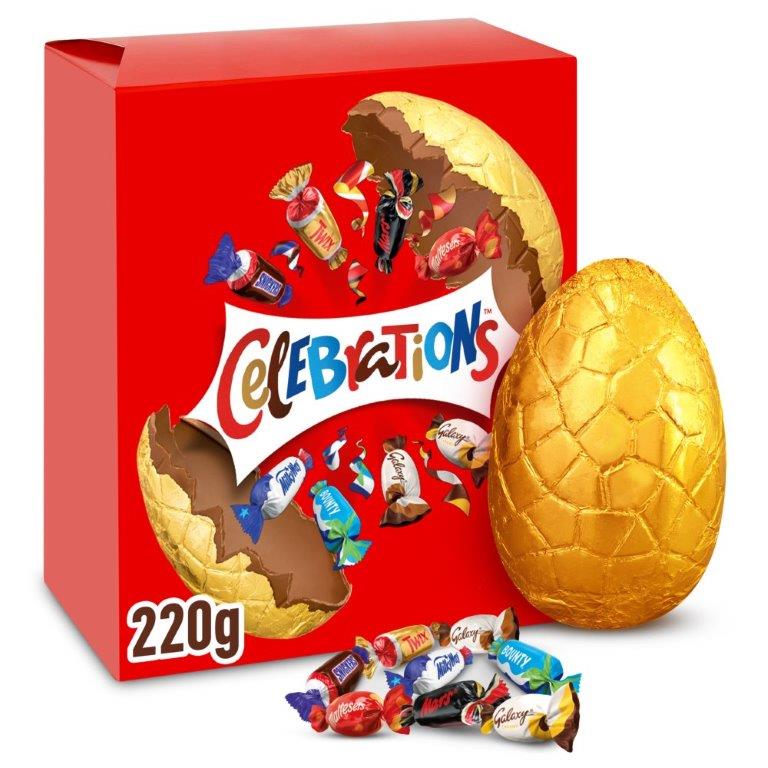 Celebrations Milk Chocolate Large Easter Egg 220g
