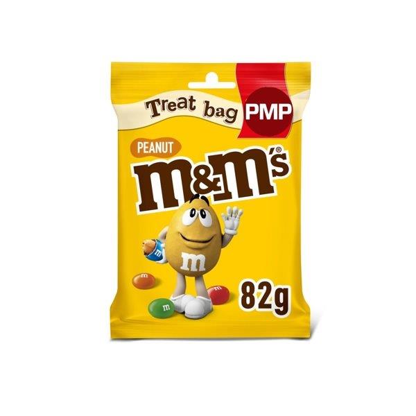 M&Ms Treat Bag Peanut PM £1.35 82g