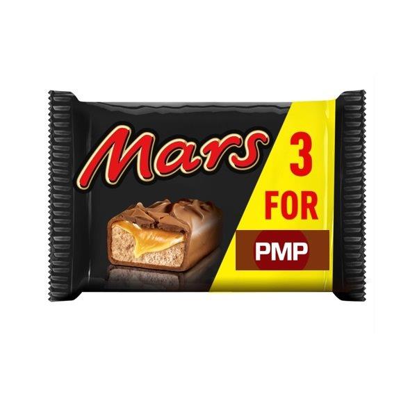 Mars Snack Size 3pk PM £1.35 (3 x 39.4g) 118.2g