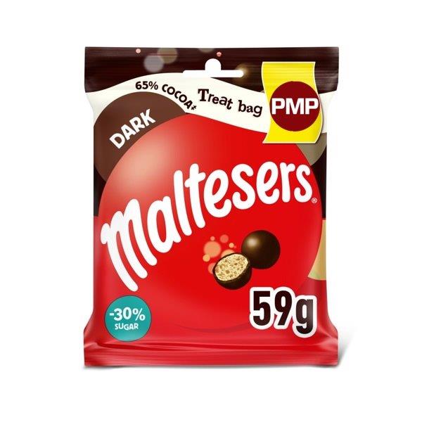 Maltesers Dark Treat Bag PM £1.35 59g