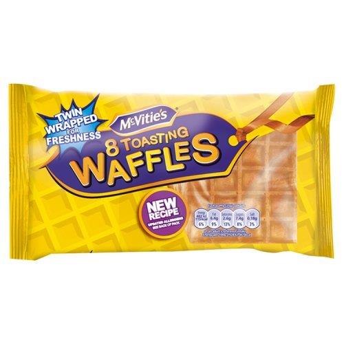 McVities 8 Toasting Waffles 8pk 222g NEW