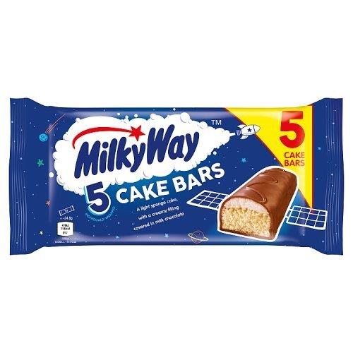 Milky Way Cake Bars 5pk NEW