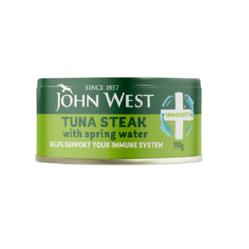 John West Immunity Tuna Steak Spring Water 110g