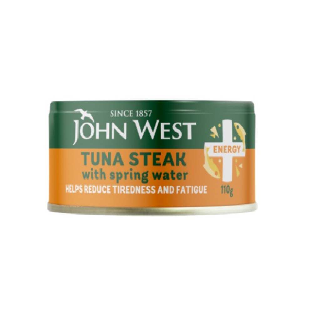 John West Energy Tuna Steak Spring Water 110g