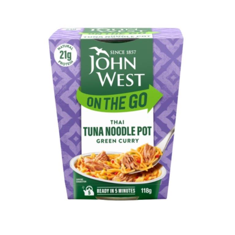 John West Tuna On The Go Thai Noodles Pot 120g NEW