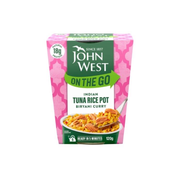 John West Tuna On The Go Mexican Rice Pot 120g NEW