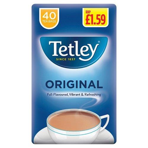 Tetley Original Tea Bags PMP 40s 125g