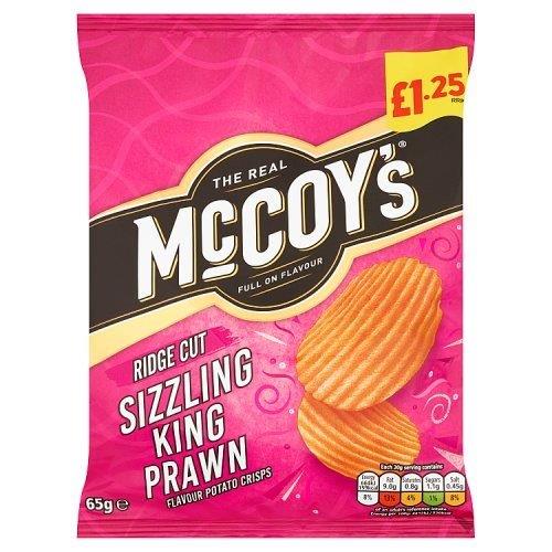 McCoys Sizzling King Prawn PM £1.25 65g