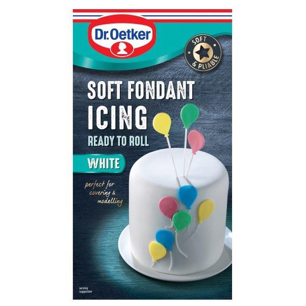 Dr Oetker Ready to Roll White Soft Fondant Icing 454g