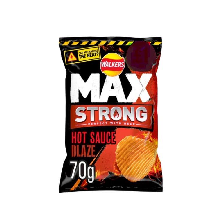 Walkers Max Hot Sauce PM £1.25 70g