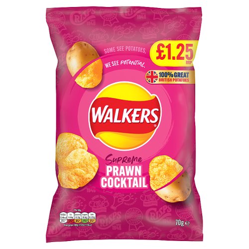 Walkers Prawn Cocktail PM £1.25 70g