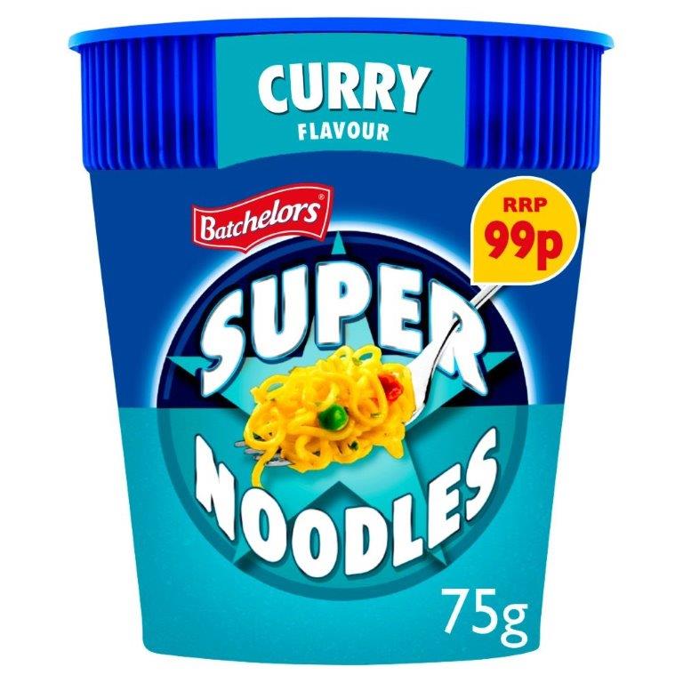 Batchelors Super Noodles Pot Curry PM 99p 75g
