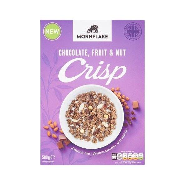 Mornflake Choc Fruit & Nut Crisp 500g NEW