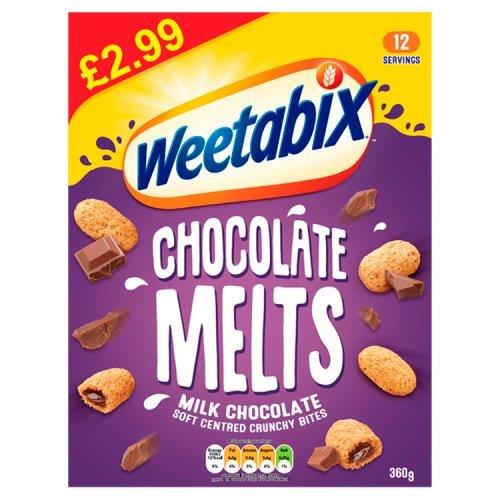 Weetabix Melts Milk Chocolate PM £2.99 360g