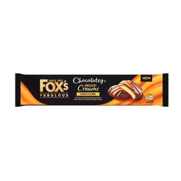 Foxs Indulgent Chocolate Cream Honeycomb 128g NEW