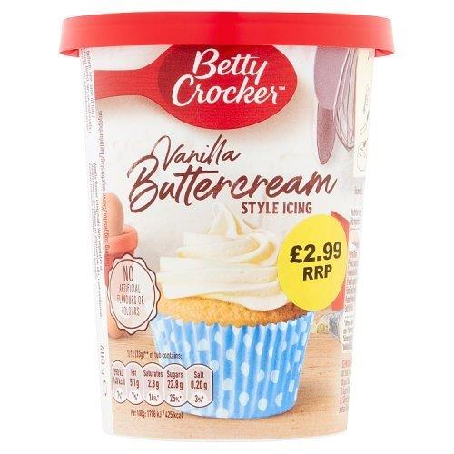 Betty Crocker Vanilla Buttercream Icing PM 2.99 400g