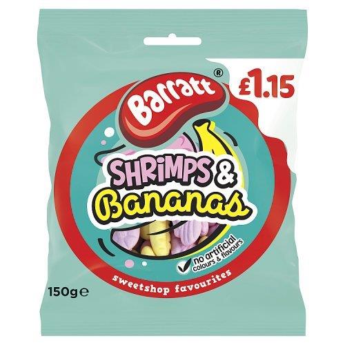 Barratt Shrimps & Bananas PM £1.15 120g