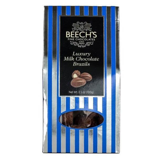 Beechs Milk Chocolate Brazils 100g