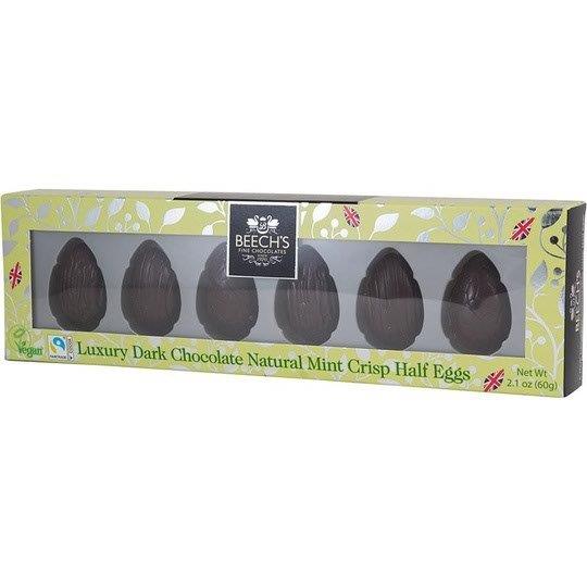 Beechs Vegan Dark Chocolate Mint Half Eggs 60g