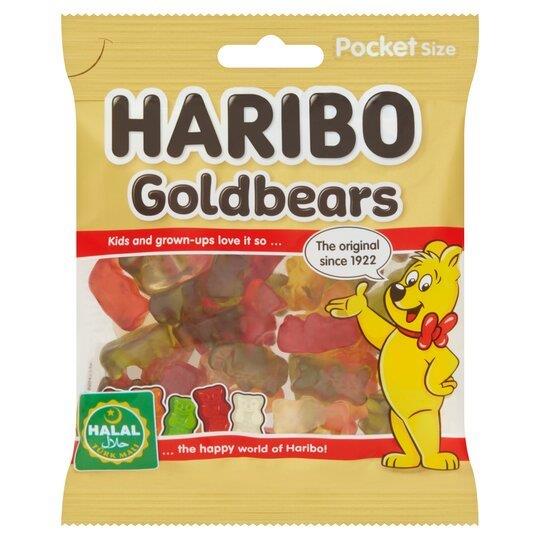 Haribo Halal Gold Bears 100g NEW