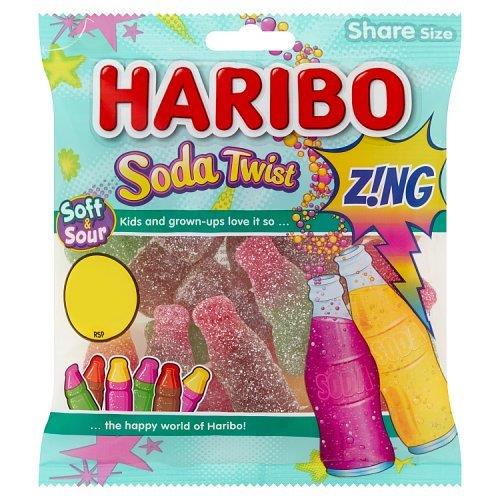 Haribo Bag Soda Twist Zing 160g PM £1.25
