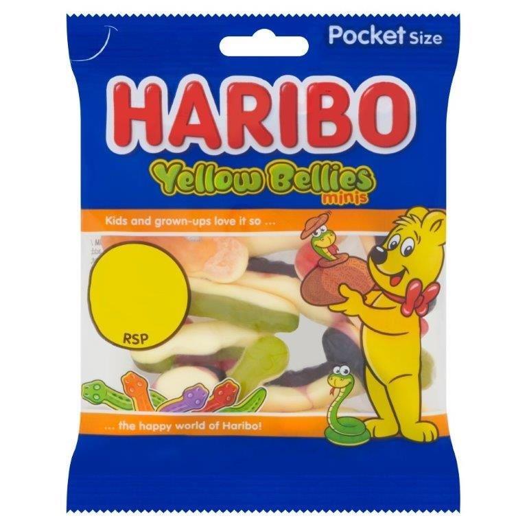 Haribo Mini Yellow Bellies PM 70p 60g