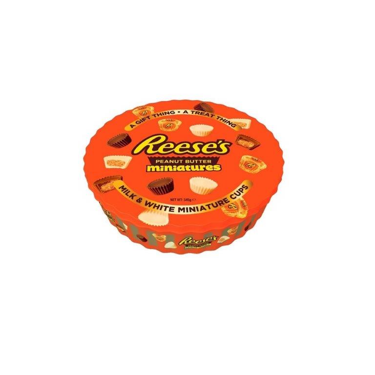 Reeses Peanut Butter Miniatures Gift Tin 345g NEW
