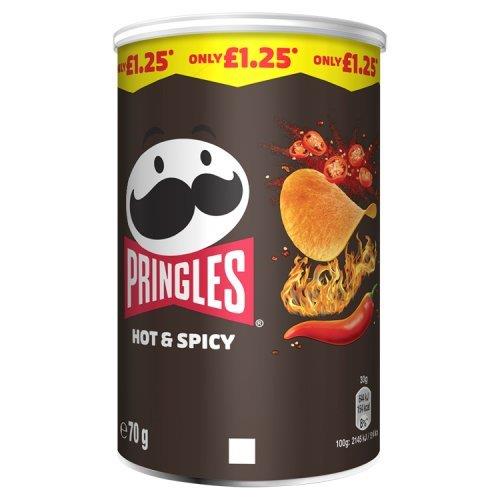 Pringles Hot & Spicy PM £1.25 70g