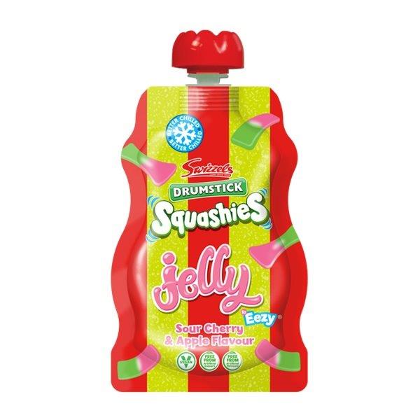 Swizzels Apple & Cherry Squashies Jelly Pouch 80g NEW