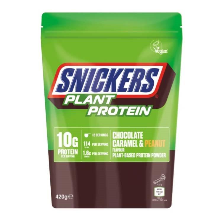 MPO Powder Snickers Plant Protein Chocolate, Caramel & Peanuts 420g NEW