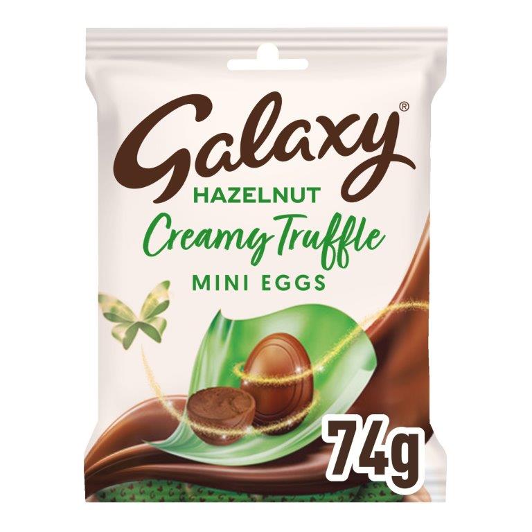 Galaxy Hazelnut Creamy Truffle Mini Treat Eggs Bag 74g NEW
