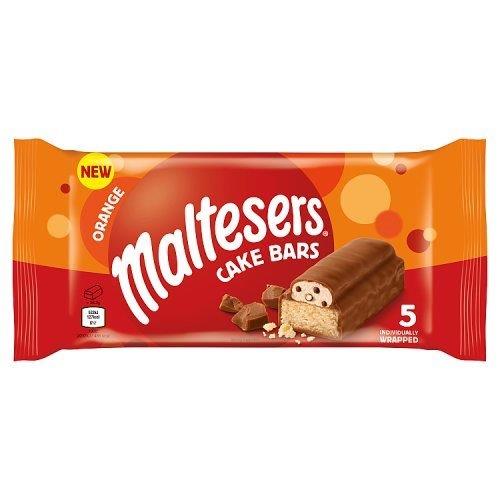 Maltesers Orange Cake Bars 5pk NEW