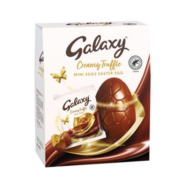 Galaxy Creamy Truffle Minis Extra Large Egg 252g NEW