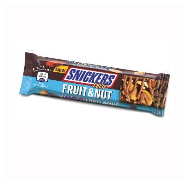 Snickers Crisp Triple Treat Fruit & Nut 40g NEW