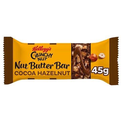 Kelloggs Crunchy Nut Butter Bar Cocoa & Hazelnut 45g NEW