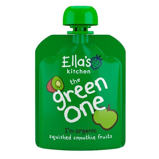 Ellas Kitchen Organic Green Squished Smoothie Fruits 90g